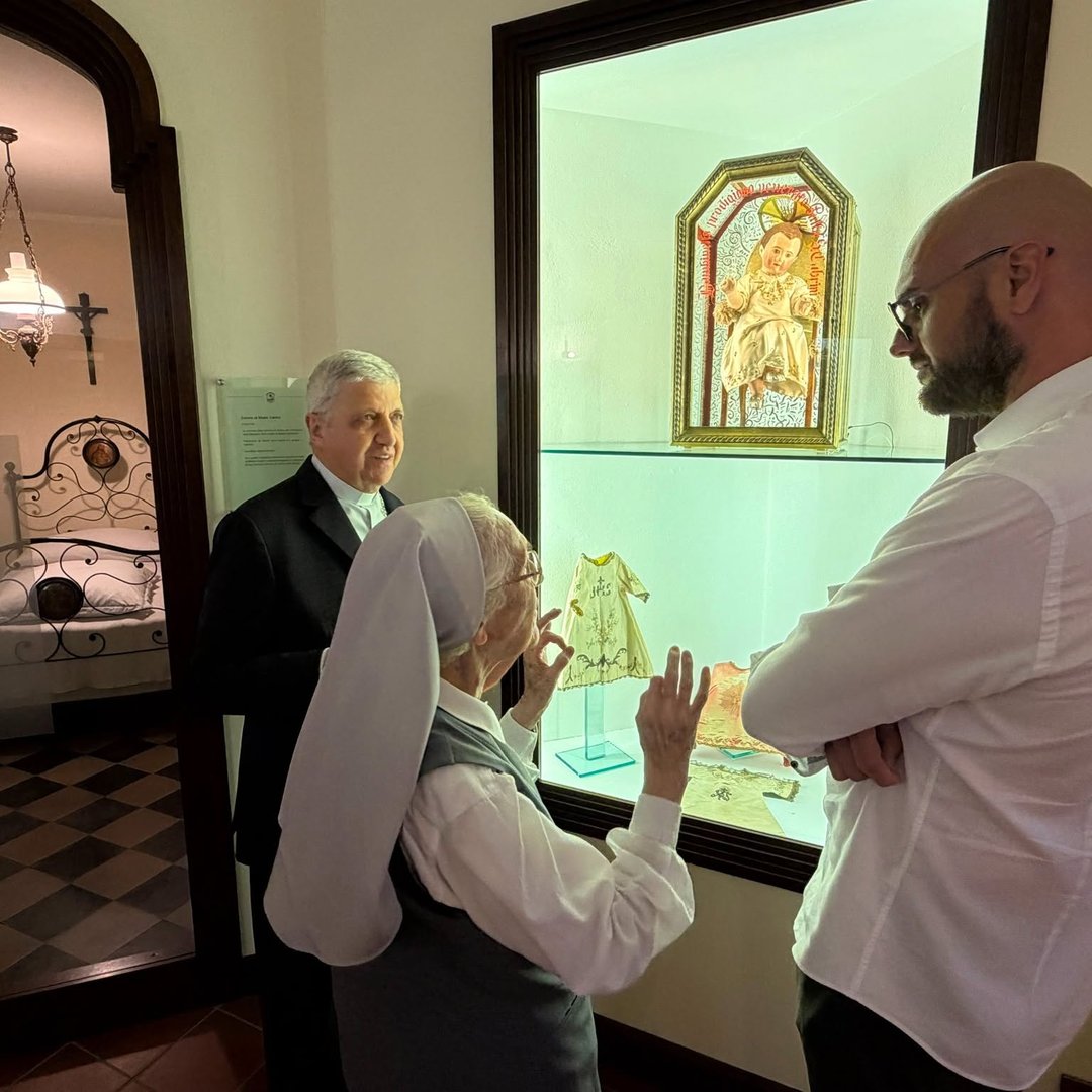Visita di Mons. Malvestiti al Museo Cabriniano di Codogno