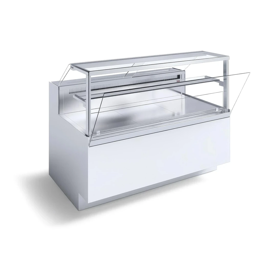 Front glass hinged