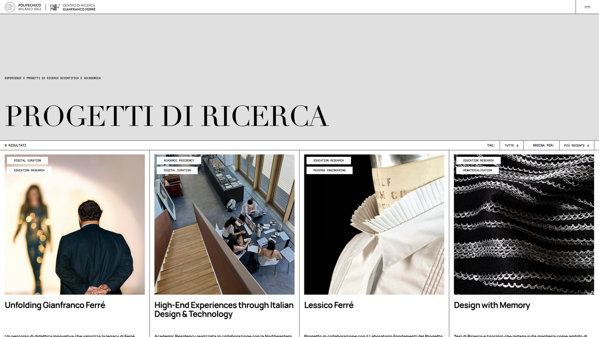 Centro di Ricerca Gianfranco Ferré