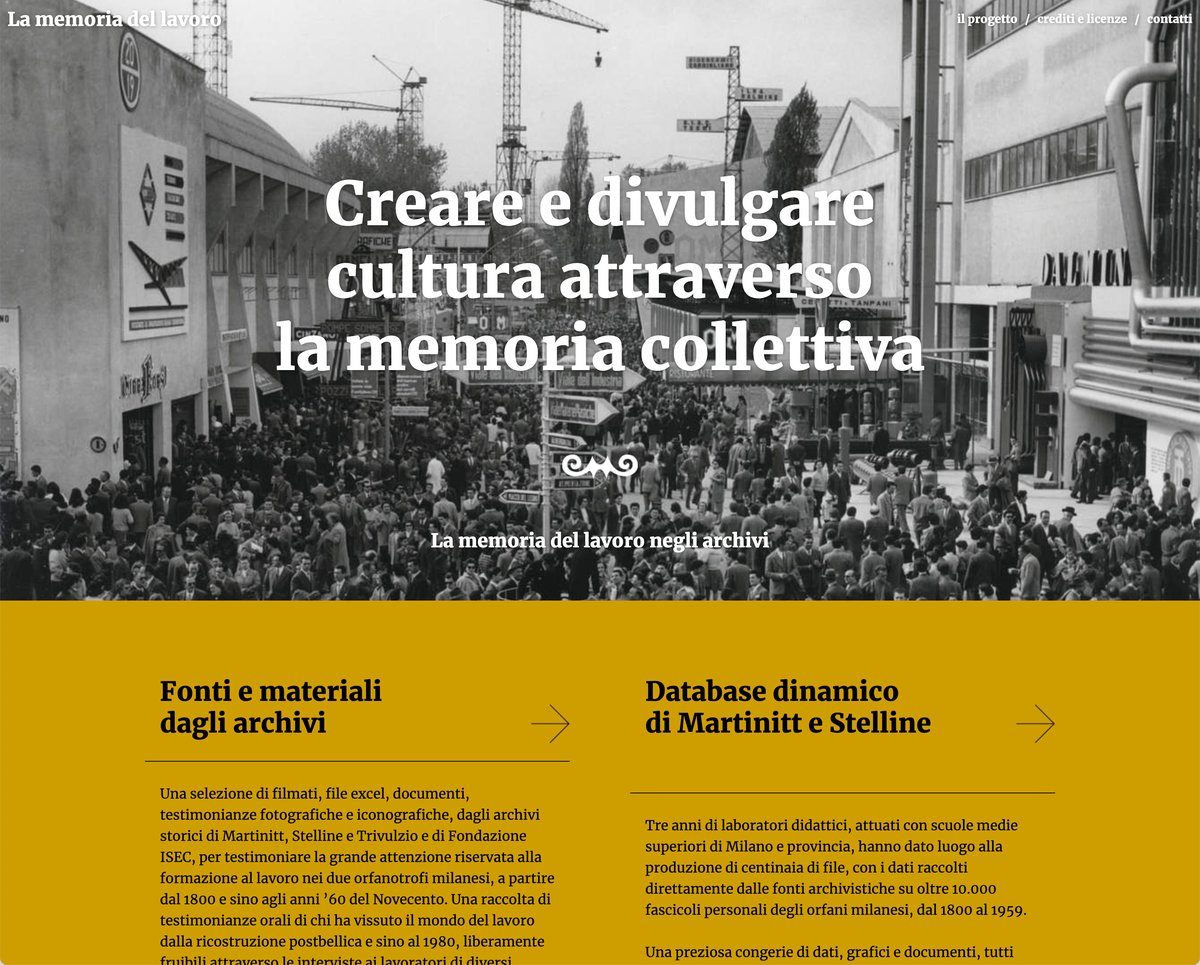 La memoria del lavoro