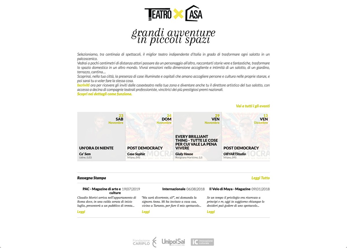 TEATRO X CASA