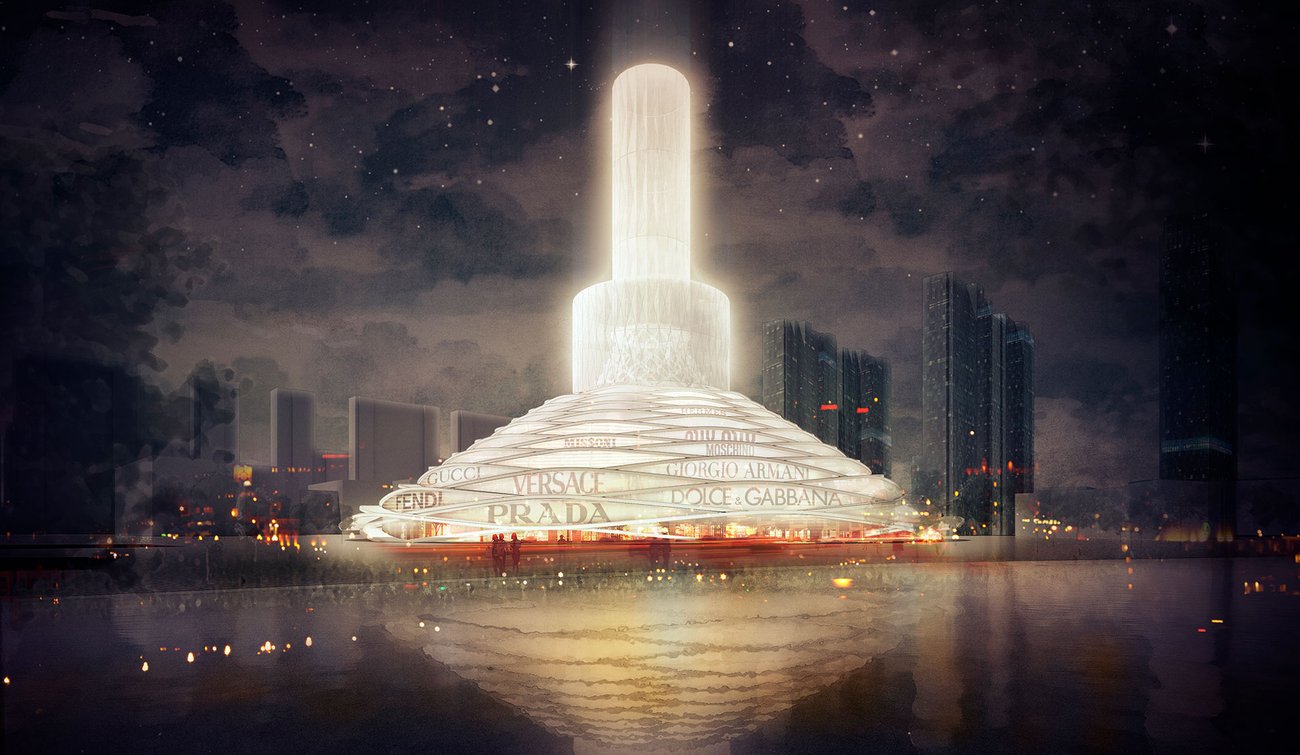 Opera House and Mall - China - 2014
