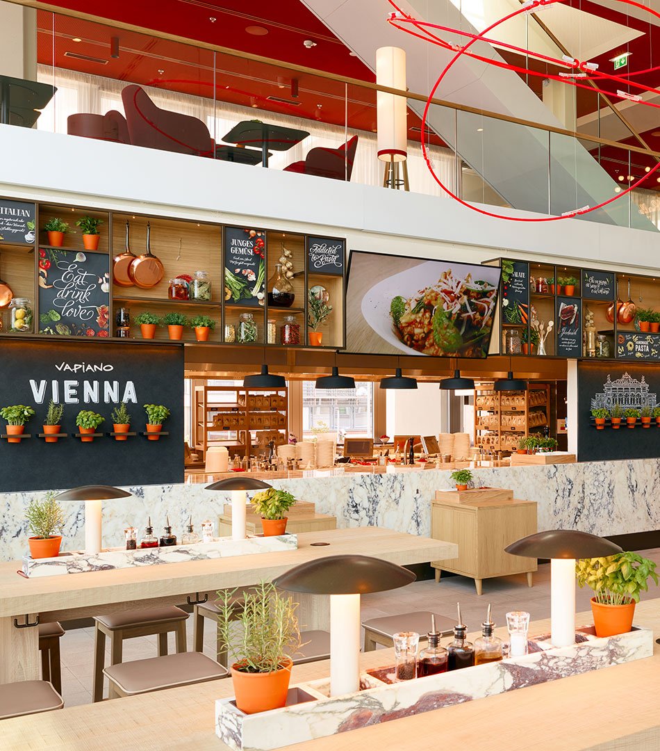Vapiano concept, 2018